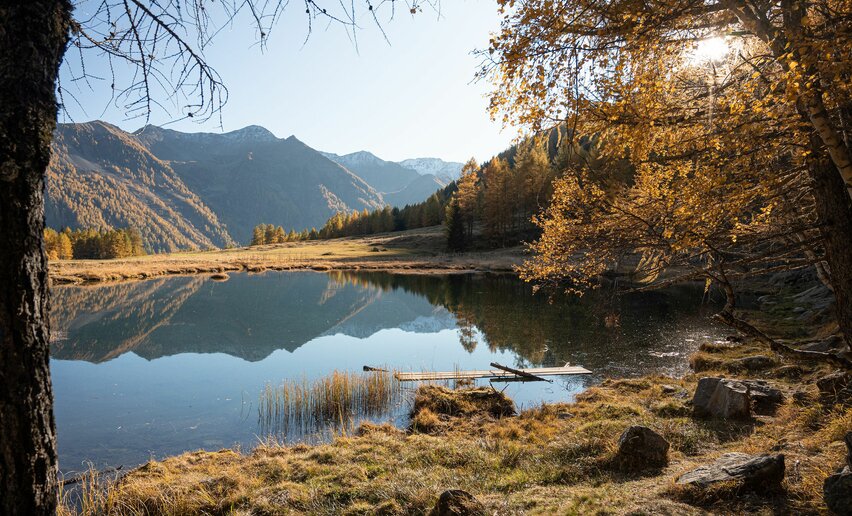 Lago di Covel in autunno | © Archivio APT Val di Sole Ph Elisa Fedrizzi