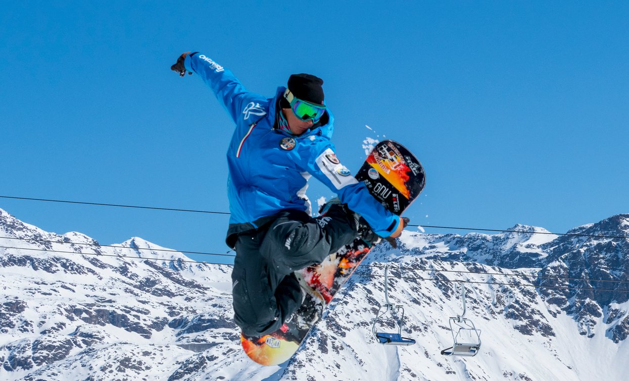 Snowboard a Pejo3000 | © Archivio Scuola Italiana Sci Val di Pejo