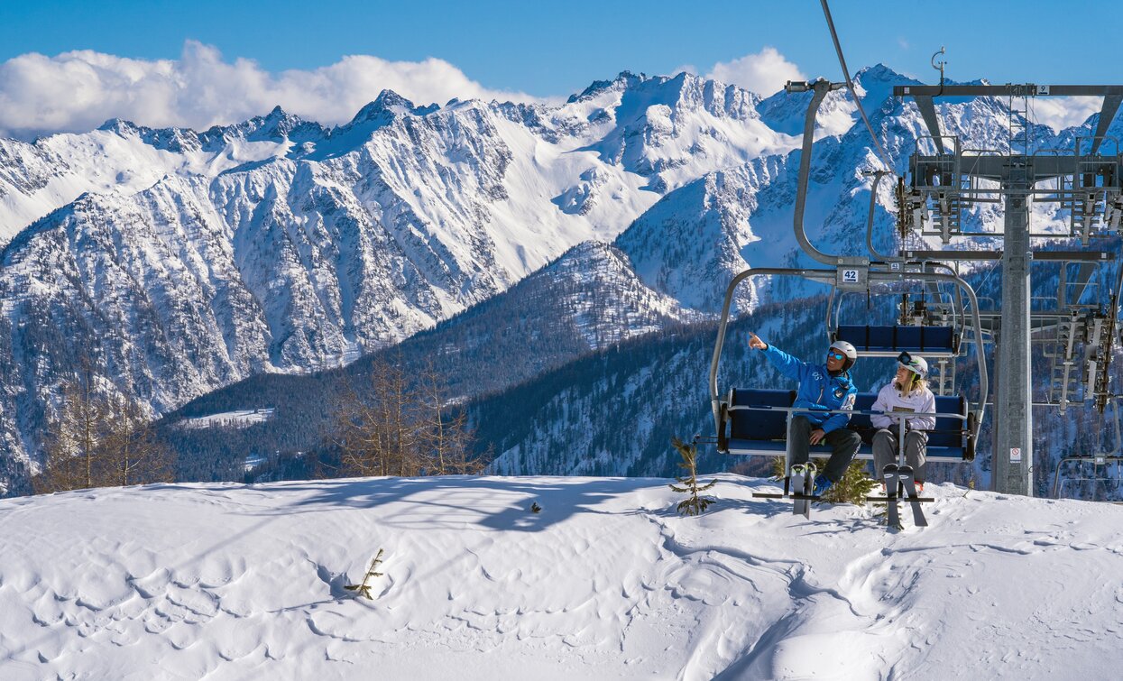 Momenti di condivisione in seggiovia | © Archivio APT Val di Sole - Ph Tommaso Prugnola